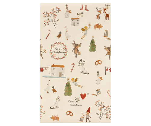 Papel de embrulho cosy christmas