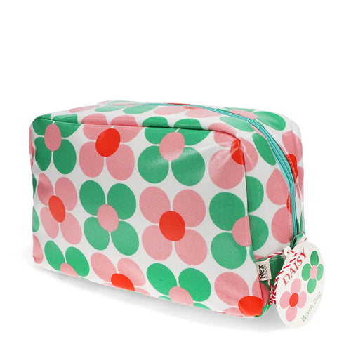 necessaire grande flores rosa