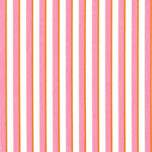 Tecido plastificado - lines pink/orange