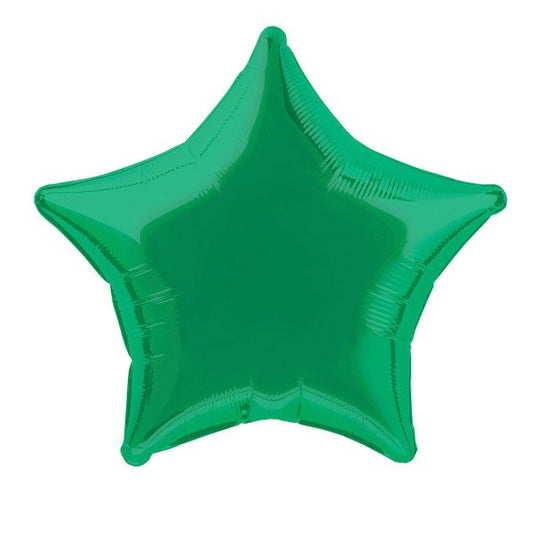 Balão foil estrela verde