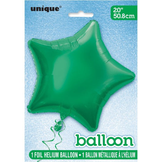 Balão foil estrela verde