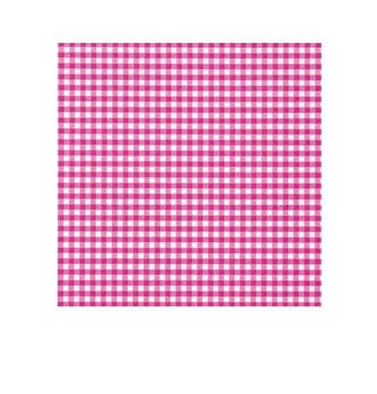 Guardanapos rosa gingham