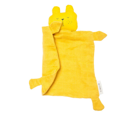 Doudou urso amarelo