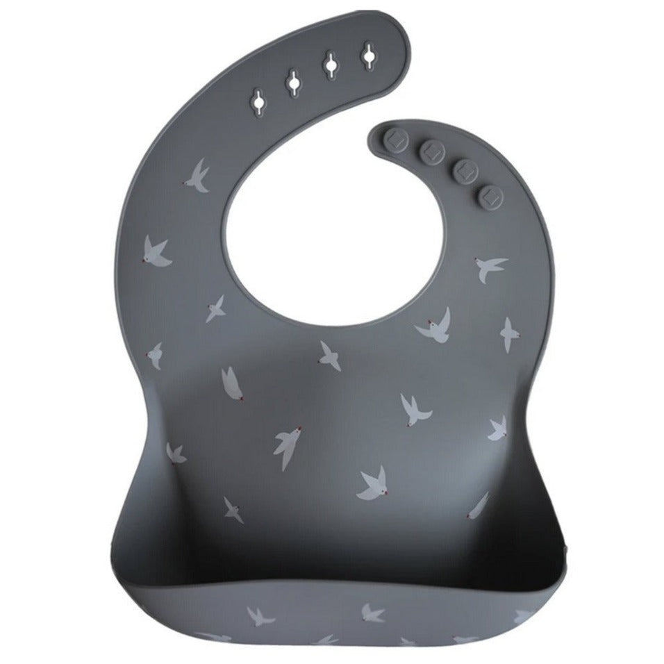 Babete silicone mushie - seagull