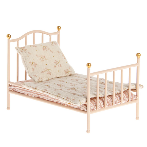 Cama metal vintage, rosa