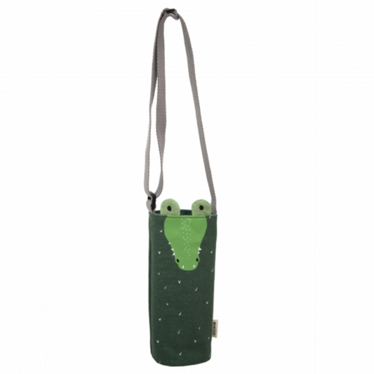 Bolsa térmica para garrafa crocodilo verde