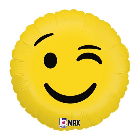 Balão emoji wink