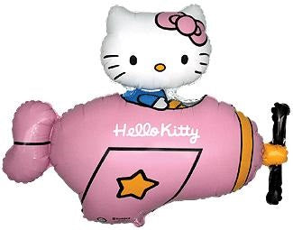 Balão Hello Kitty avião