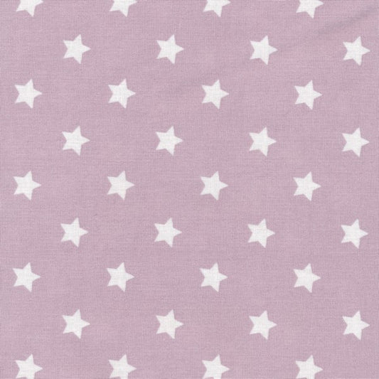 Tecido plastificado - stars big light purple